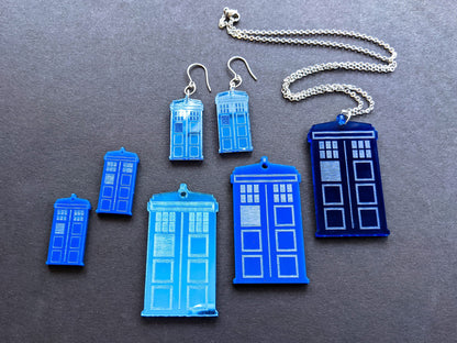 Tardis SVG Lasercutting Glowforge File - Digital Download ONLY