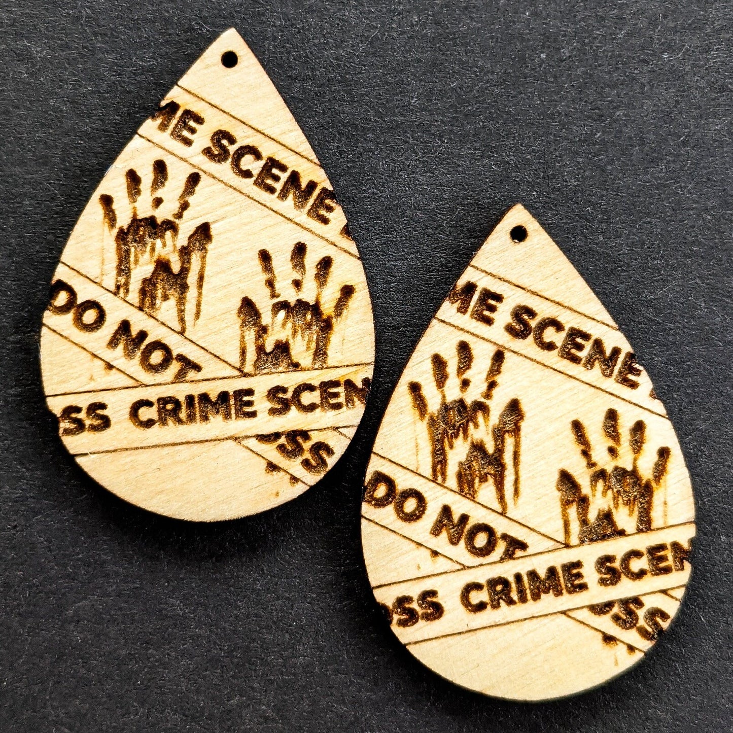 Crime Scene SVG Lasercutting Glowforge File - Digital Download ONLY